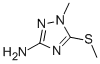 3-氨基-1-甲基-5-甲基硫代-1,2,4-噻唑结构式_84827-78-1结构式