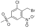 2-(溴甲基)-1-氯-5-(甲基磺酰基)-3-硝基苯结构式_849035-80-9结构式