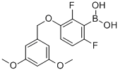 2,6-Difluoro-3-(3,5-dimethoxybenzyloxy)phenylboronic acid Structure,849062-01-7Structure