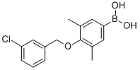 4-(3-Chlorobenzyloxy)-3,5-dimethylphenylboronic acid Structure,849062-21-1Structure