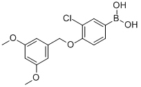 3-Chloro-4-(3,5-dimethoxybenzyloxy)phenylboronic acid Structure,849062-24-4Structure