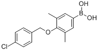 4-(4-氯苄氧基)-3,5-二甲基苯硼酸结构式_849062-38-0结构式