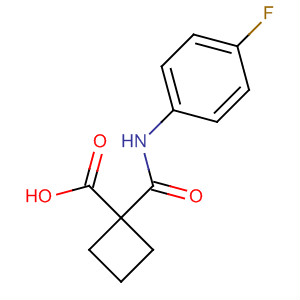 1-(4-氟苯基氨基甲酰)环丁烷羧酸结构式_849217-49-8结构式