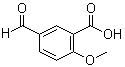 5-甲酰基-2-甲氧基苯甲酸结构式_84923-70-6结构式