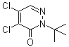 2-(Tert-butyl)-4,5-dichloro-2,3-dihydroPyridazin-3-one Structure,84956-71-8Structure