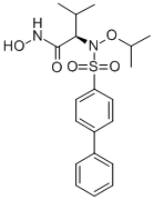 (2R)-2-[([1,1μ-biphenyl]-4-ylsulfonyl)(1-methylethoxy)amino]-n-hydroxy-3-methyl-butanamide,(r)-n-hydroxy-2-(n-isopropoxybiphenyl-4-ylsulfonamido)-3-methylbutanamide Structure,849773-64-4Structure