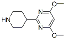 4,6-Dimethoxy-2-piperidin-4-ylpyrimidine Structure,849924-99-8Structure