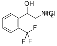 2-氨基-1-(2-三氟甲基苯基)-乙醇盐酸盐结构式_849928-42-3结构式