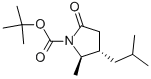 1-Pyrrolidinecarboxylic acid,2-methyl-3-(2-methylpropyl)-5-oxo-,1,1-dimethylethyl ester,(2r,3s)-rel- Structure,850080-12-5Structure