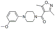 Methanone, (3,5-dimethyl-4-isoxazolyl)[4-(3-methoxyphenyl)-1-piperazinyl]- Structure,850215-28-0Structure
