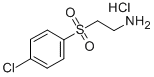 {2-[(4-氯苯基)磺酰基]乙基}胺盐酸盐结构式_85052-88-6结构式