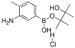 3-氨基-4-甲基苯硼酸频那醇酯盐酸盐结构式_850567-52-1结构式