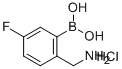 (2-氨基甲基-5-氟)苯硼酸盐酸盐结构式_850568-03-5结构式