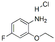 2-乙氧基-4-氟苯胺盐酸盐结构式_850568-36-4结构式