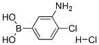 3-氨基-4-氯苯基硼酸盐酸盐结构式_850568-45-5结构式
