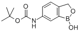 5-Boc-氨基-2-羟基甲基苯硼酸脱水合物结构式_850568-79-5结构式
