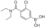 3-Chloro-4-(N,N-diethylcarbamoyl)phenylboronic acid Structure,850589-48-9Structure