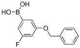 3-Benzyloxy-5-fluorophenylboronic acid Structure,850589-56-9Structure