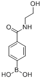4-(2-羟基乙基氨基甲酰)苯硼酸结构式_850593-04-3结构式