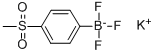 (4-甲基磺酰基苯基)三氟硼酸钾结构式_850623-40-4结构式