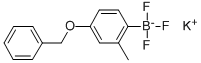 (4-苄氧基-2-甲基苯基)三氟硼酸钾结构式_850623-43-7结构式