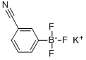 (3-氰基苯基)三氟硼酸钾结构式_850623-46-0结构式