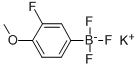 (3-氟-4-甲氧基苯基)三氟硼酸钾结构式_850623-62-0结构式