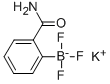 (2-氨基羰基苯基)三氟硼酸钾结构式_850623-70-0结构式