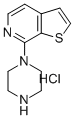 7-哌嗪-1-基-噻吩并[2,3-c]吡啶盐酸盐结构式_850734-84-8结构式