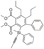 2-(Dimethyl-phenylethynyl-silanyl)-5,6-dipropyl-biphenyl-3,4-dicarboxylic acid dimethyl ester Structure,851318-71-3Structure