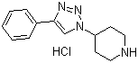 4-(4-Phenyl-1h-1,2,3-triazol-1-yl)piperidine hydrochloride Structure,852030-98-9Structure