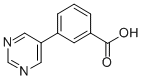3-嘧啶-5-苯甲酸结构式_852180-74-6结构式