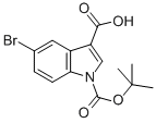 5-Bromo-1h-t-butoxycarbonyl-indole-3-carboxylic acid Structure,852180-98-4Structure