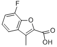 7-Fluoro-3-methyl-1-benzofuran-2-carboxylic acid Structure,852388-66-0Structure