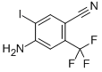 4-氨基-5-碘-2-(三氟甲基)苯甲腈结构式_852569-35-8结构式