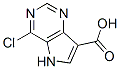 4-Chloro-5H-pyrrolo[3,2-d]pyrimidine-7-carboxylic acid Structure,853058-43-2Structure