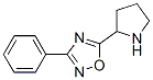 3-苯基-5-吡咯烷-2-[1,2,4]噁二唑结构式_853104-20-8结构式