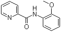 N-(2-甲氧基苯基)-2-吡啶羧酰胺结构式_85344-72-5结构式