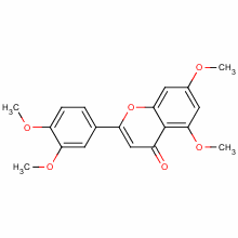 3,4,5,7-四甲氧基黄酮结构式_855-97-0结构式