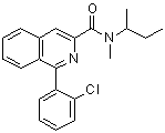 1-(2-Chlorophenyl)-n-methyl-n-(1-methylpropyl)-3-isoquinolinecarboxamide Structure,85532-75-8Structure