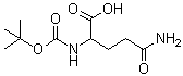 2-Boc-amino-4-carbamoylbutanoic acid Structure,85535-45-1Structure