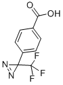 4-(1-偶氮-2,2,2-三氟乙基)苯甲酸结构式_85559-46-2结构式