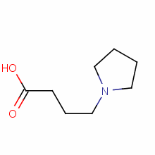 1-吡咯烷丁酸结构式_85614-44-4结构式