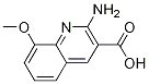 2-氨基-8-甲氧基-3-喹啉羧酸结构式_856196-14-0结构式