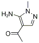 1-(5-氨基-1-甲基-1H-吡唑-4-基)-1-乙酮结构式_856860-17-8结构式