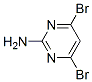 2-氨基-4,6-二溴嘧啶结构式_856973-26-7结构式