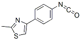 4-(4-Isocyanatophenyl)-2-methyl-1,3-thiazole Structure,857283-94-4Structure