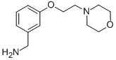 [3-(2-Morpholinoethoxy)phenyl]methylamine Structure,857284-08-3Structure