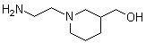 [1-(2-氨基乙基)哌啶-3-基]甲醇结构式_857637-03-7结构式