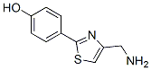 4-(4-氨基甲基-2-噻唑)-苯酚结构式_858009-29-7结构式